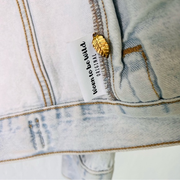 Custom Made Levi’s Recycled Rainbow PRIDE Upcycled Button Jacket Medium - Picture 14 of 16